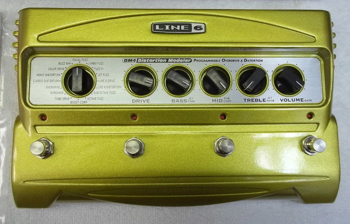 USED) Line 6 DM4 Distortion Modeller pedal – Rainbow Music Shop