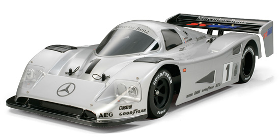 TAMIYA Mercedes-Benz C11 完成ボディとベアリング付き TAMIYA