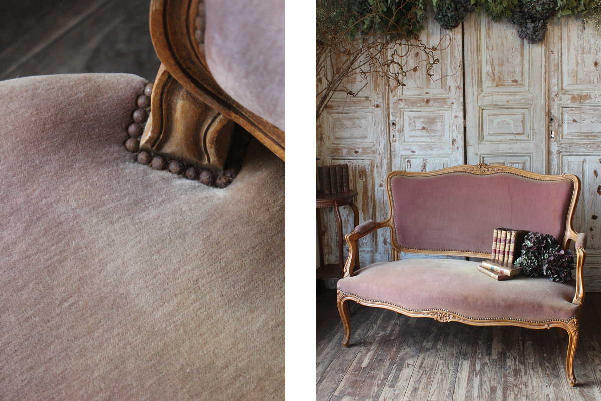 東京都内23区配送無料】ルイ15世ソファースタジオ撮影ディスプレイ用