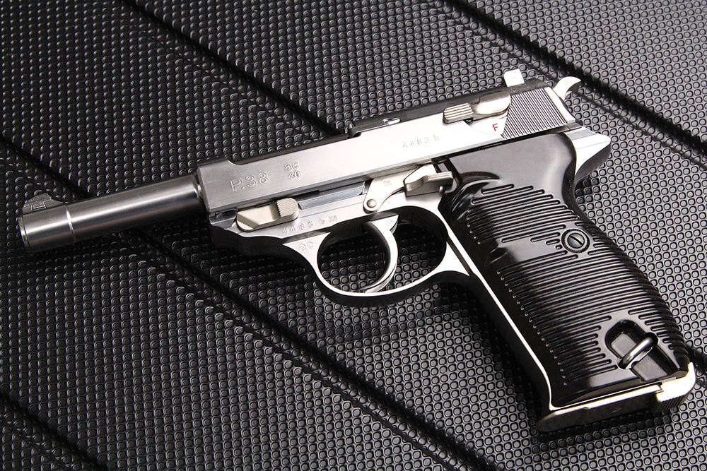 マルゼン ワルサー P38 ac40.s シルバー ガスガン