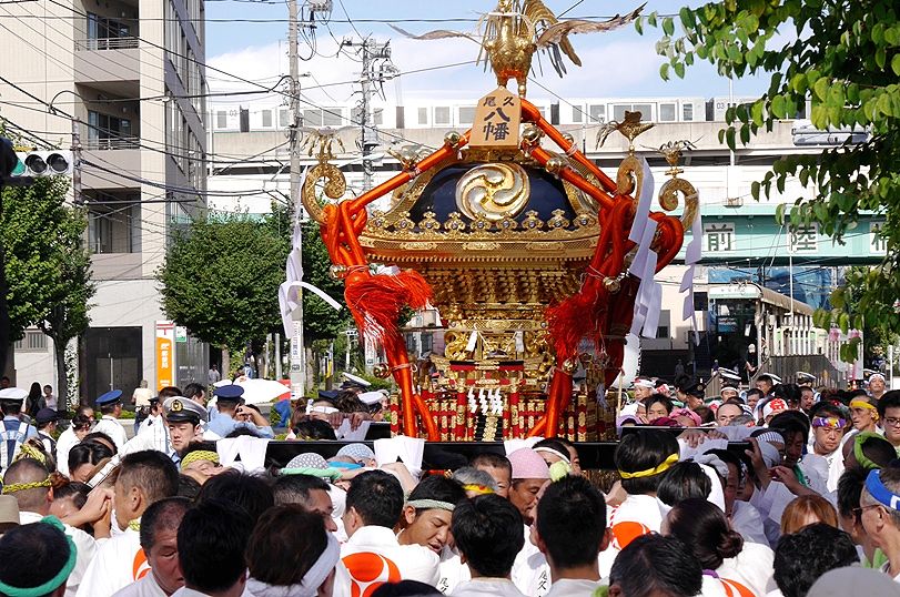 歴史の浪漫街道/ 祭りだ！神輿だ！お江戸の神輿 H26年 尾久八幡神社