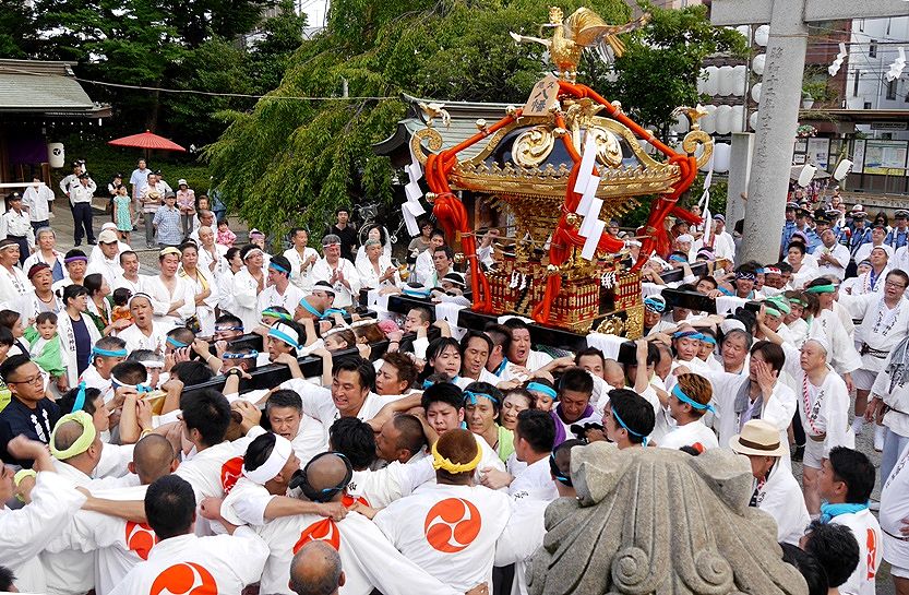 歴史の浪漫街道/ 祭りだ！神輿だ！お江戸の神輿 H26年 尾久八幡神社