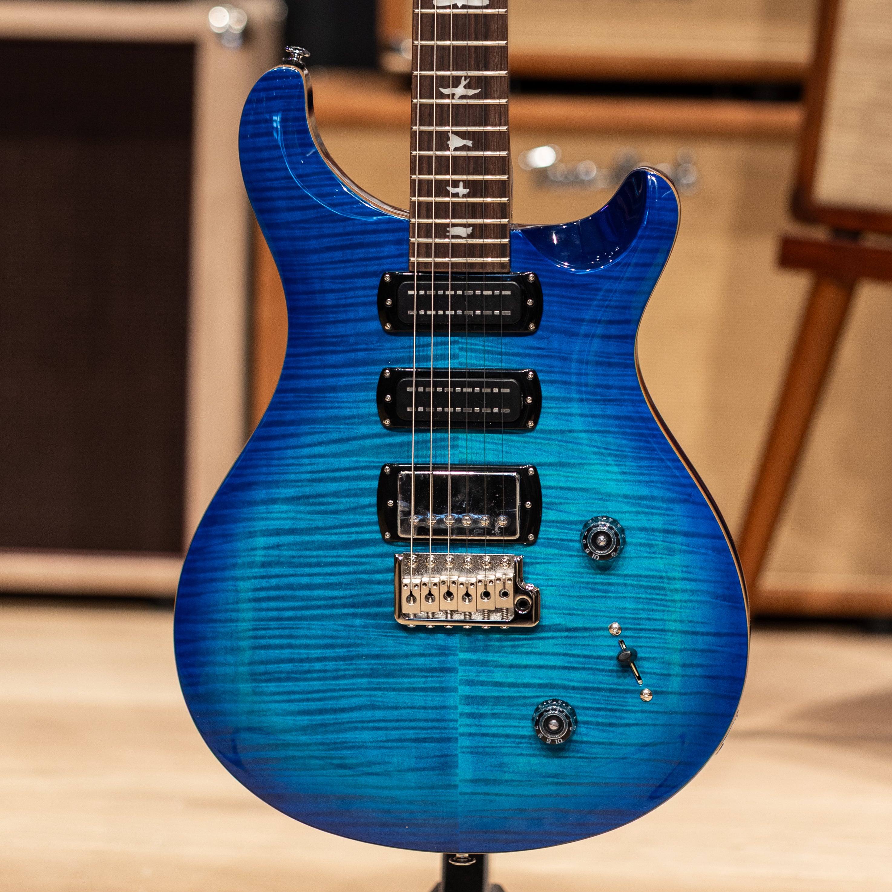 PRS SE Studio - Lake Blue – Round Hill Music Co