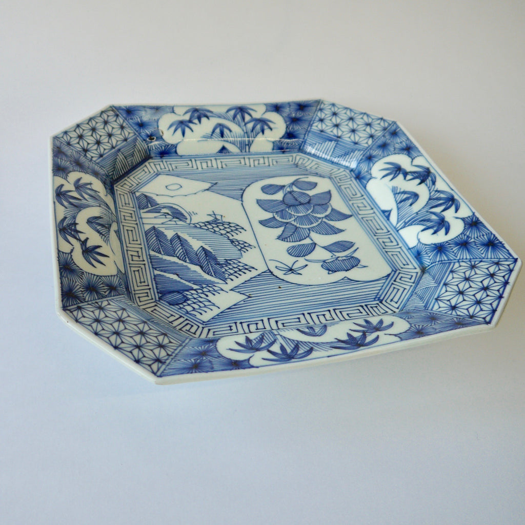古伊万里 染付 八角中皿5枚A 20cm s1111④N24 2026年最新Yahoo