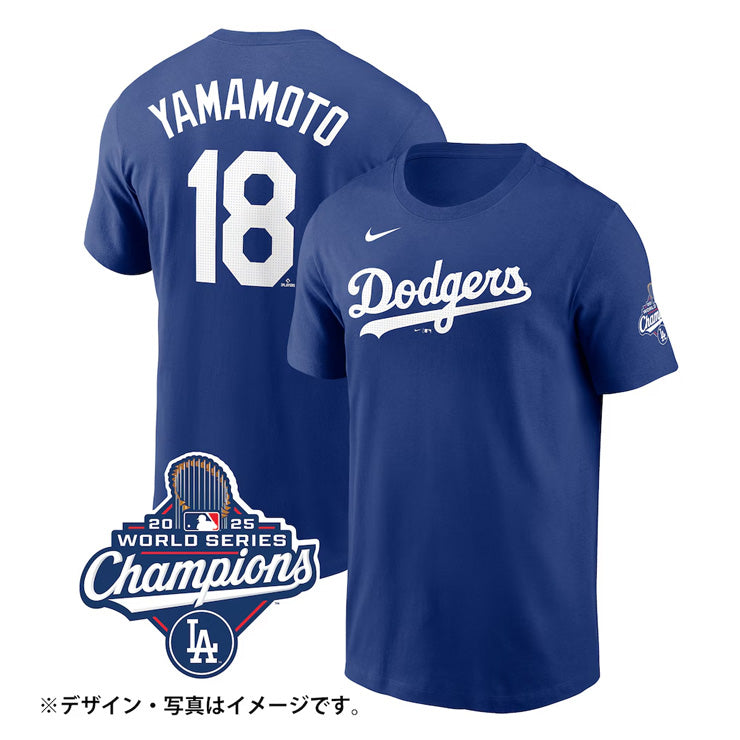 予約販売】ナイキ ドジャース 山本由伸 2025 ワールドシリーズ優勝 T
