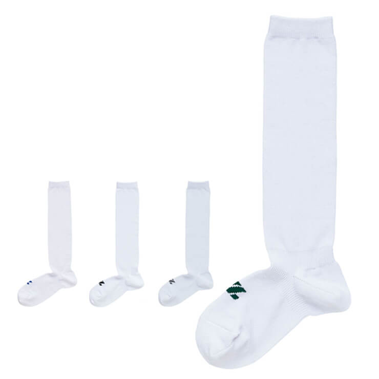 ロングタイプ ゼット野球 3足組 アンダーソックス ホワイトソックス