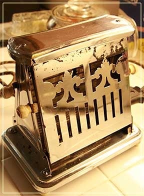1920年代アンティーク トースター ART DECO | 遠い目の食いしん坊