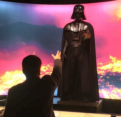 ダースベイダー（本物）と2人きり。スターウォーズ NY エキスポ 先行