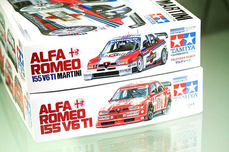 タミヤ 1/24 Alfa Romeo 155 V6 TI Maritini | プラモ日記 青22号