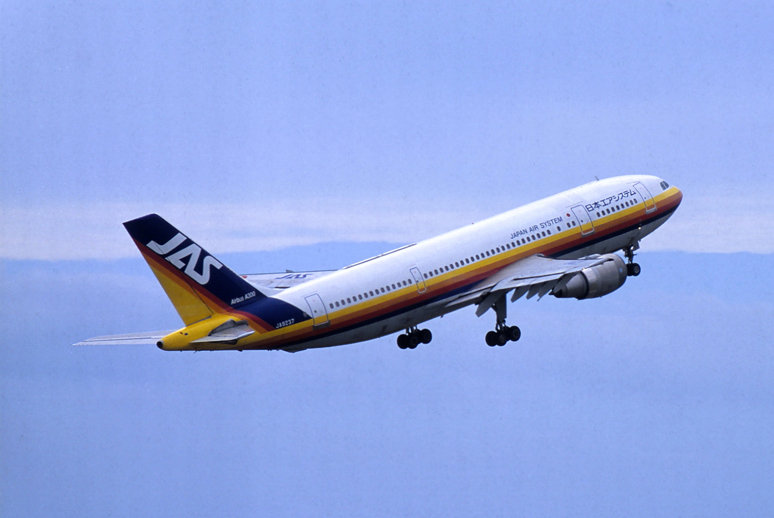 航空機・ヘリコプター 1/200 JFox JAS A300B4-200 JA8476 1/200 JFox