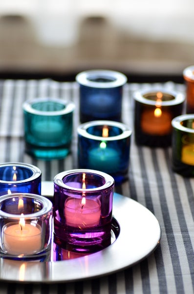 イッタラ マリメッコ キビ キャンドルホルダー アメジスト 60mm kivi