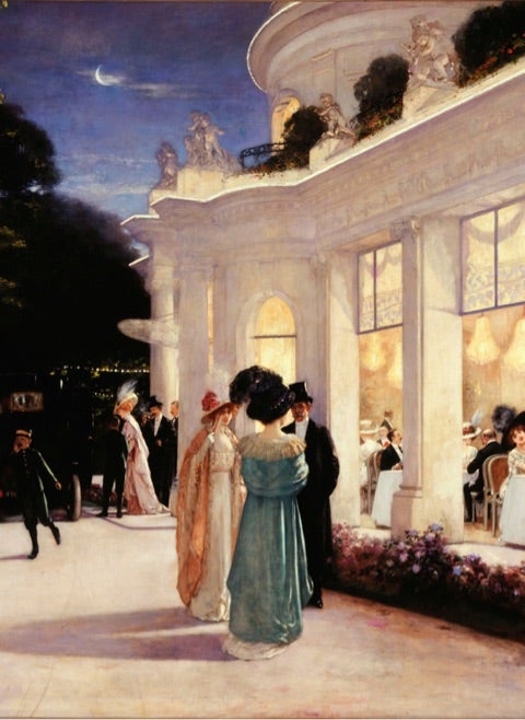 フランスアンティーク 肖像写真 ベルエポック社交界の花形 リアーヌ