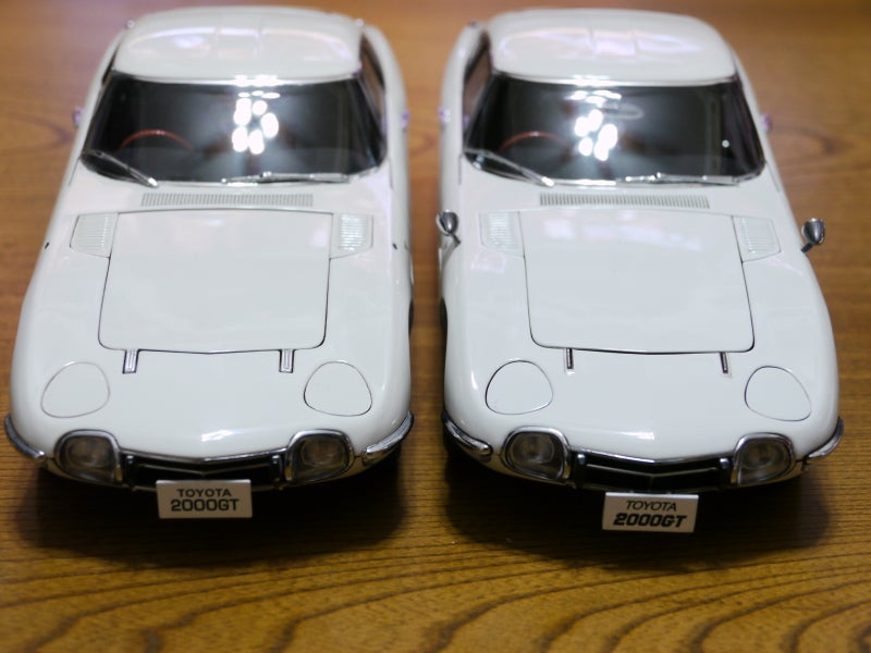 オートアート、新、旧トヨタ2000GTを比べる | みったんのF1だよっ
