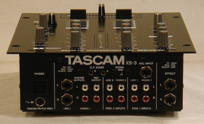 DJ】機材紹介ミキサー編（Tascam Xs3) | 孤高のヲタクDJブログ