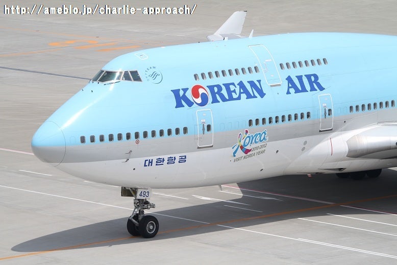 大韓航空 Planetags B747-400 0727誕生日番号 大韓航空 Planetags B747
