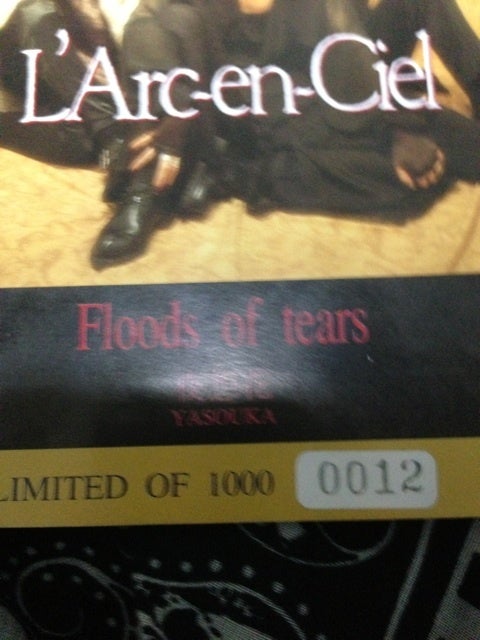 美品 floods of tears 60番台 ラルク L'Arc Floods of tears - YouTube