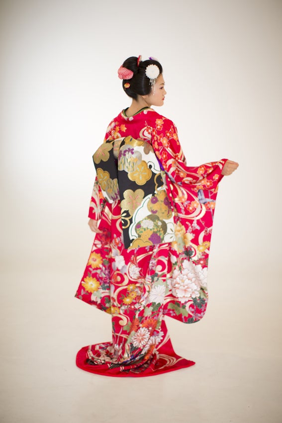 舞妓さん風 引振袖 | みほ