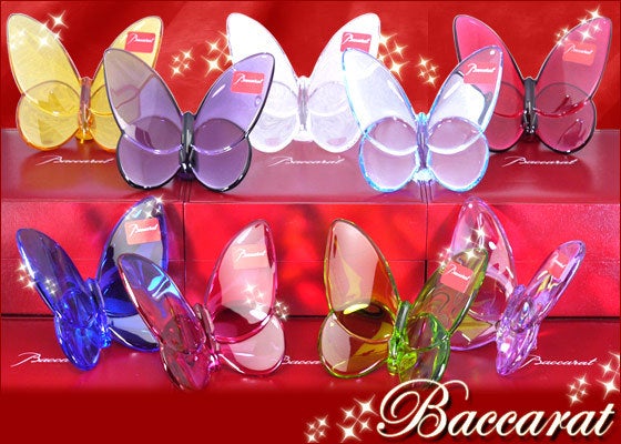 Baccarat(バカラ)置物・オブジェ ラッキーバタフライシリーズ特集