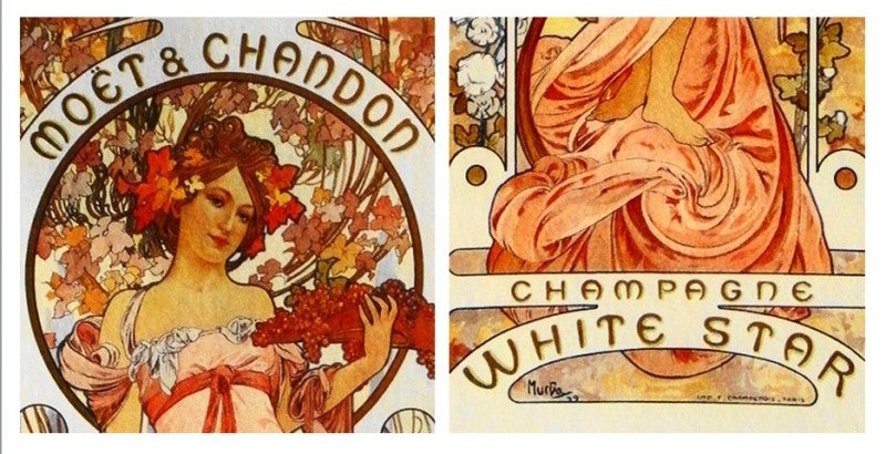 アルフォンス・ミュシャ シャンパンホワイトスター 191/300 VR8696B