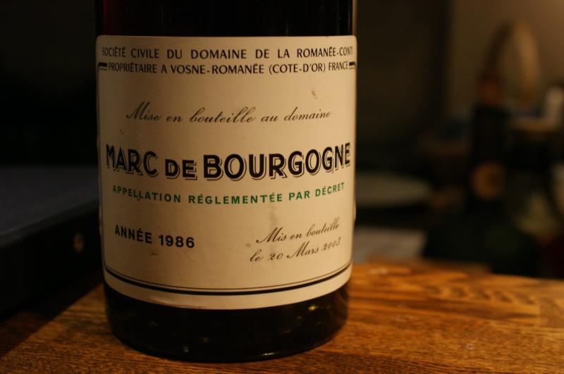 DRCマールドブルゴーニュ1986年ロマネコンティ