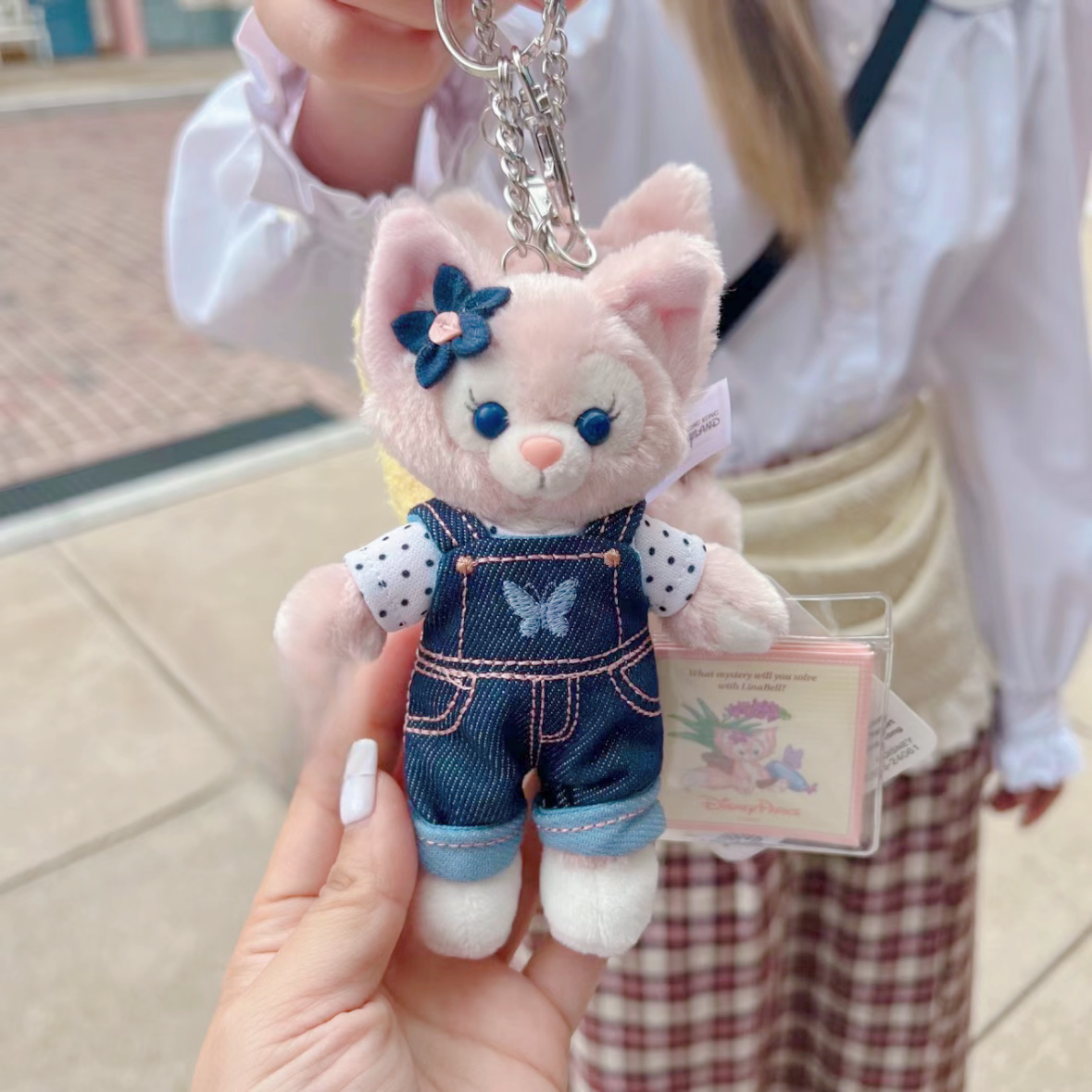上海ディズニー 香港ディズニー リーナベル ぬいぐるみキーホルダー