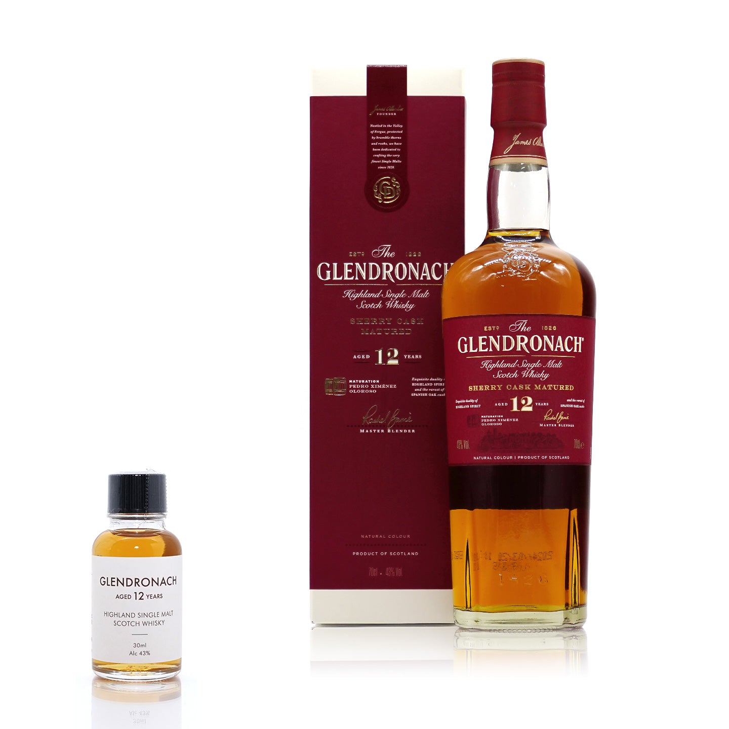 30ml】グレンドロナック 12年 43度 / GLENDRONACH 12 YEARS