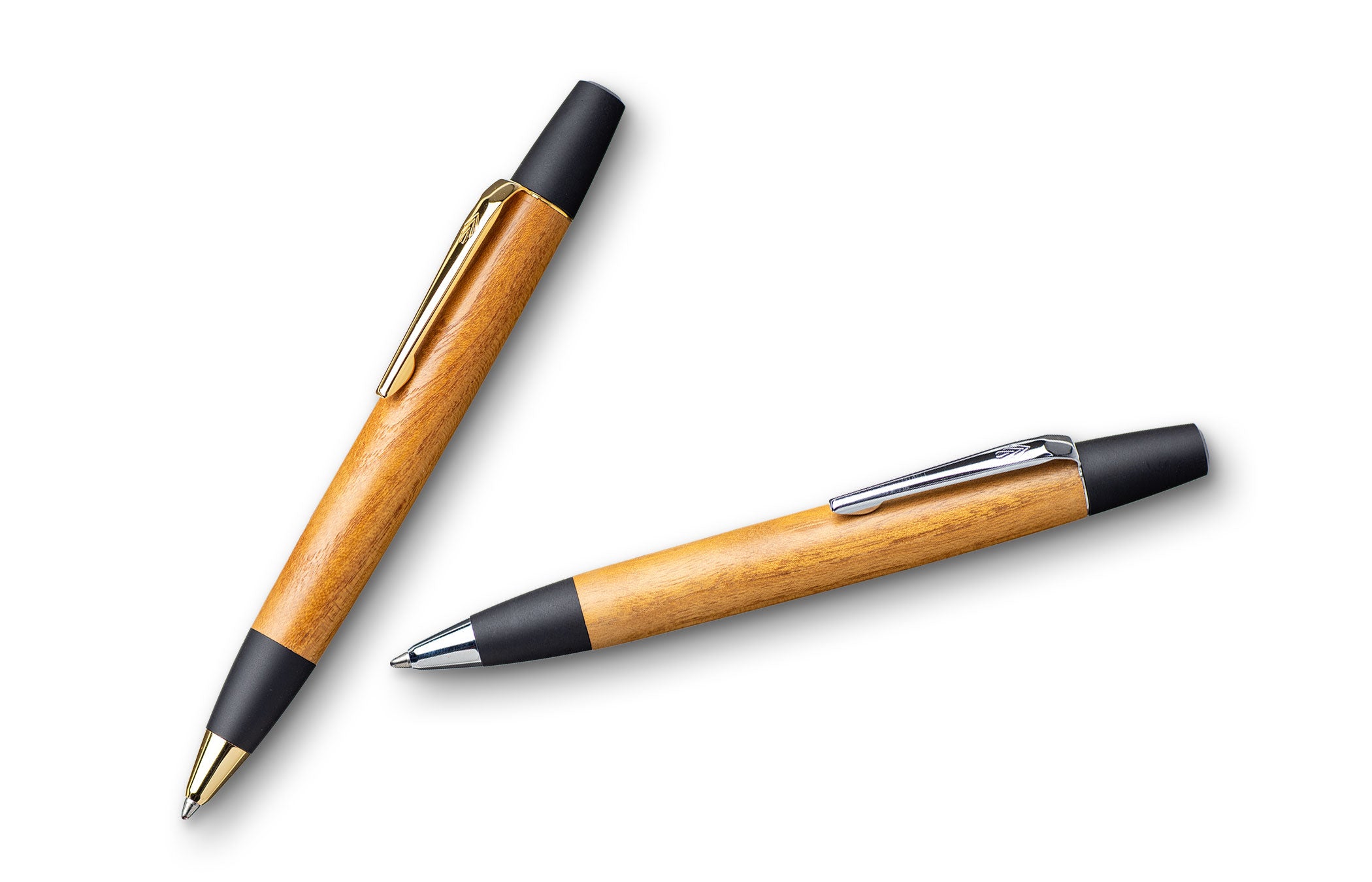 野原工芸 黒柿 ロータリーボールペン 特上黒柿のボールペン