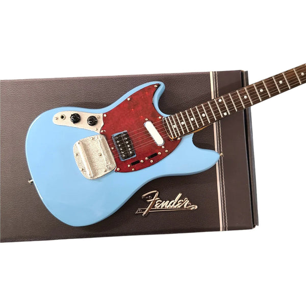 Officially Licensed Mini Sonic Blue Fender™ Mustang™ Guitar