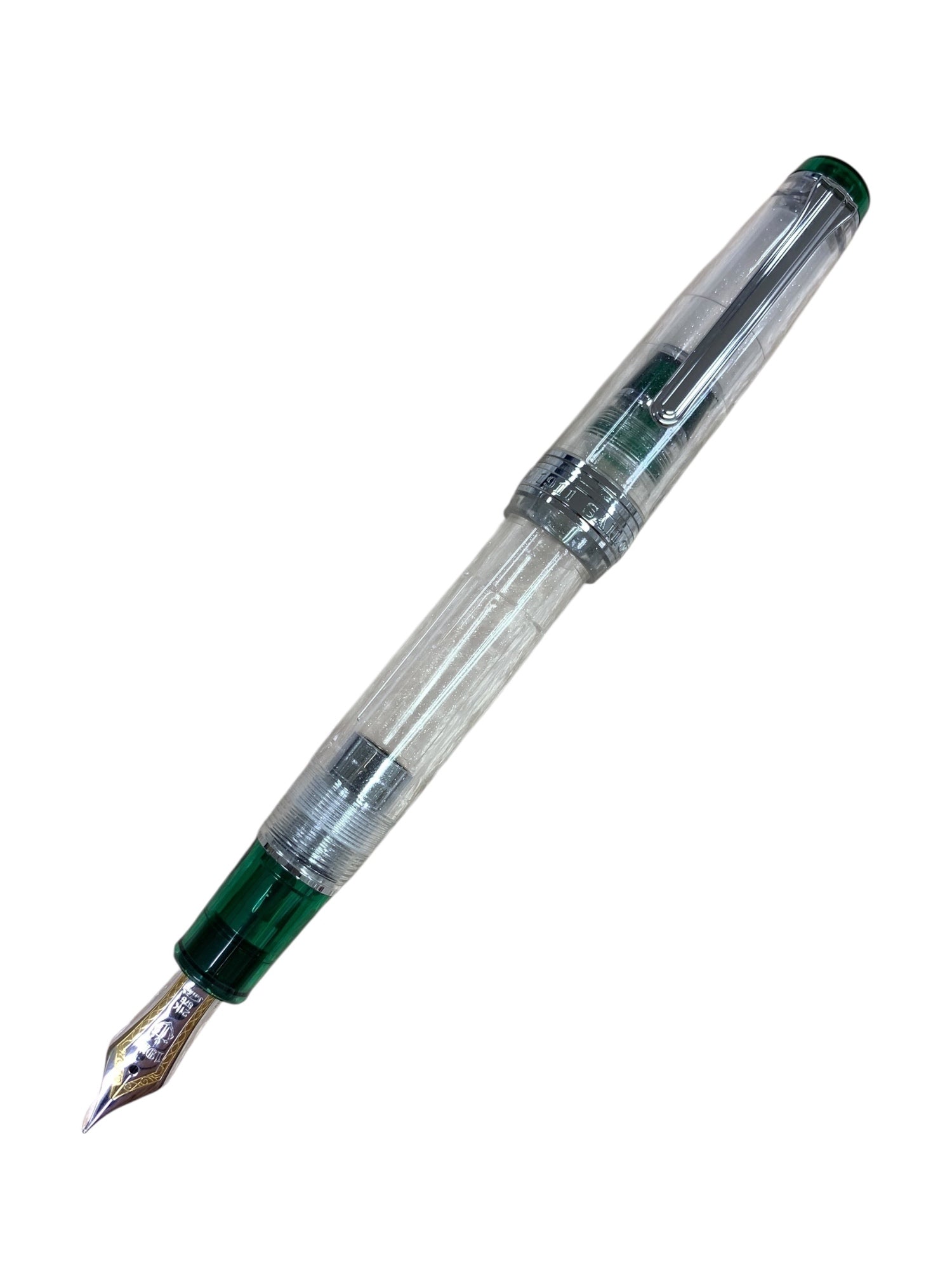 セーラー 万年筆 プロフィット21 デモンストレーター 透明 銀 MF 21K