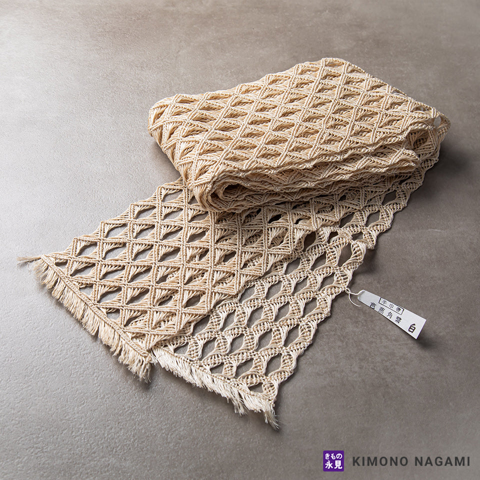 誉田屋源兵衛 芭蕉角繁半幅帯 – きもの永見公式通販 | オンラインショップ