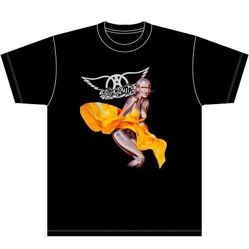 エアロスミス 公式 JUST PUSH PLAY Tシャツ L ◇ 空山基 エアロスミス