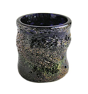 稲嶺盛吉 紅珊瑚 琉球グラス 稲嶺盛吉（宙吹ガラス工房 虹）作 紅珊瑚