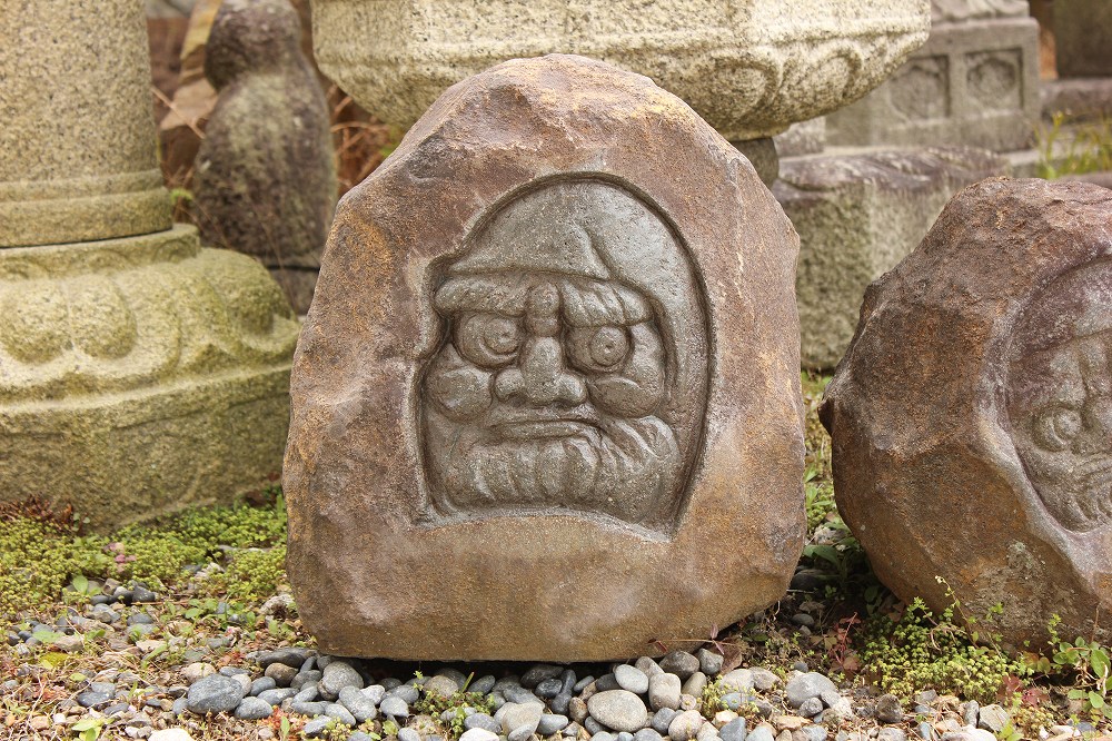 石のだるま 達磨 ダルマの製品案内愛知県岡崎市の石灯篭・水鉢蹲など