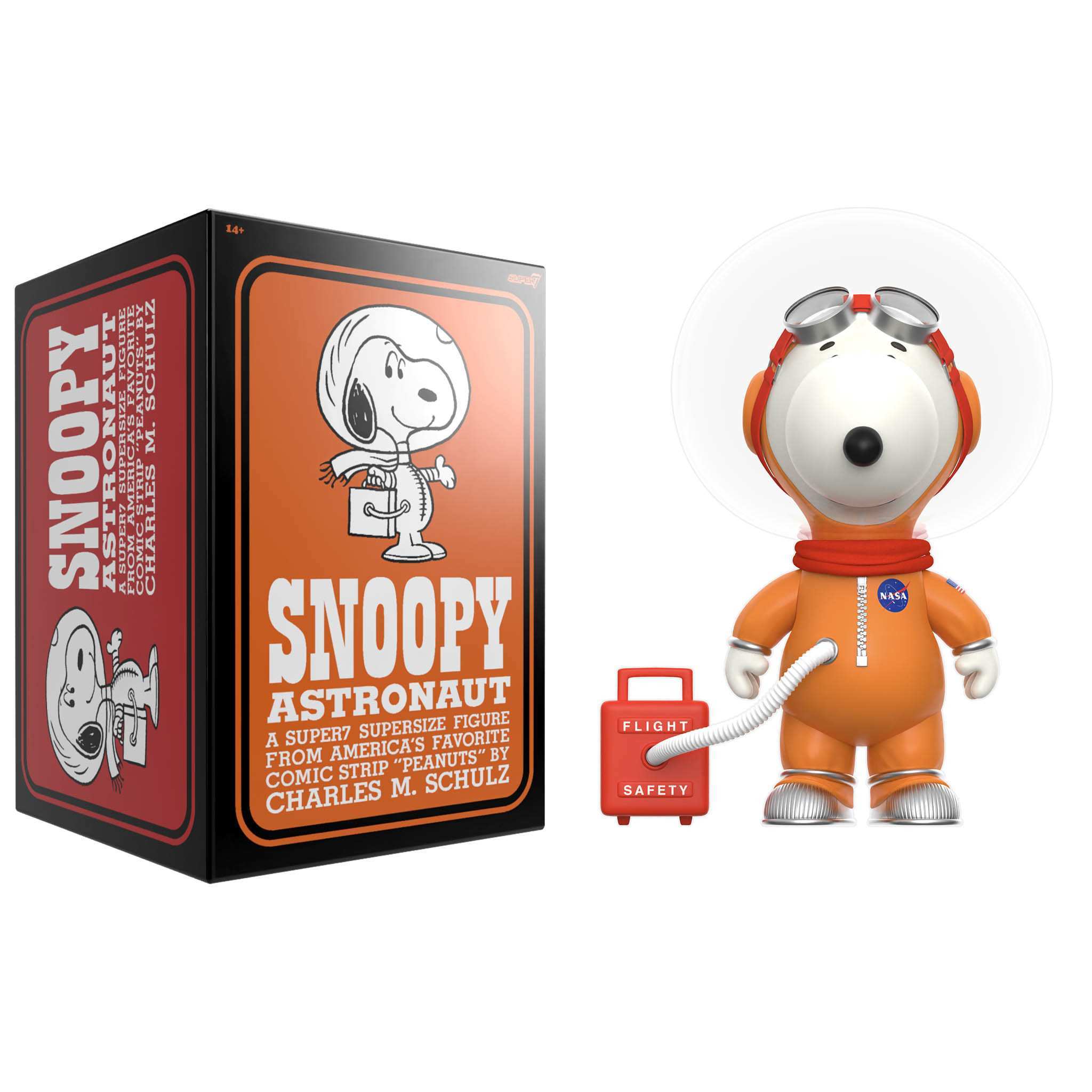 Peanuts SuperSize Vinyl - Snoopy (Orange Spacesuit)