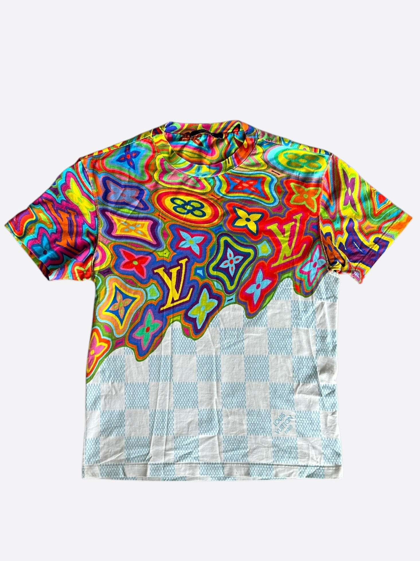 Louis Vuitton Multicolor Psychedelic Print T-Shirt – Savonches