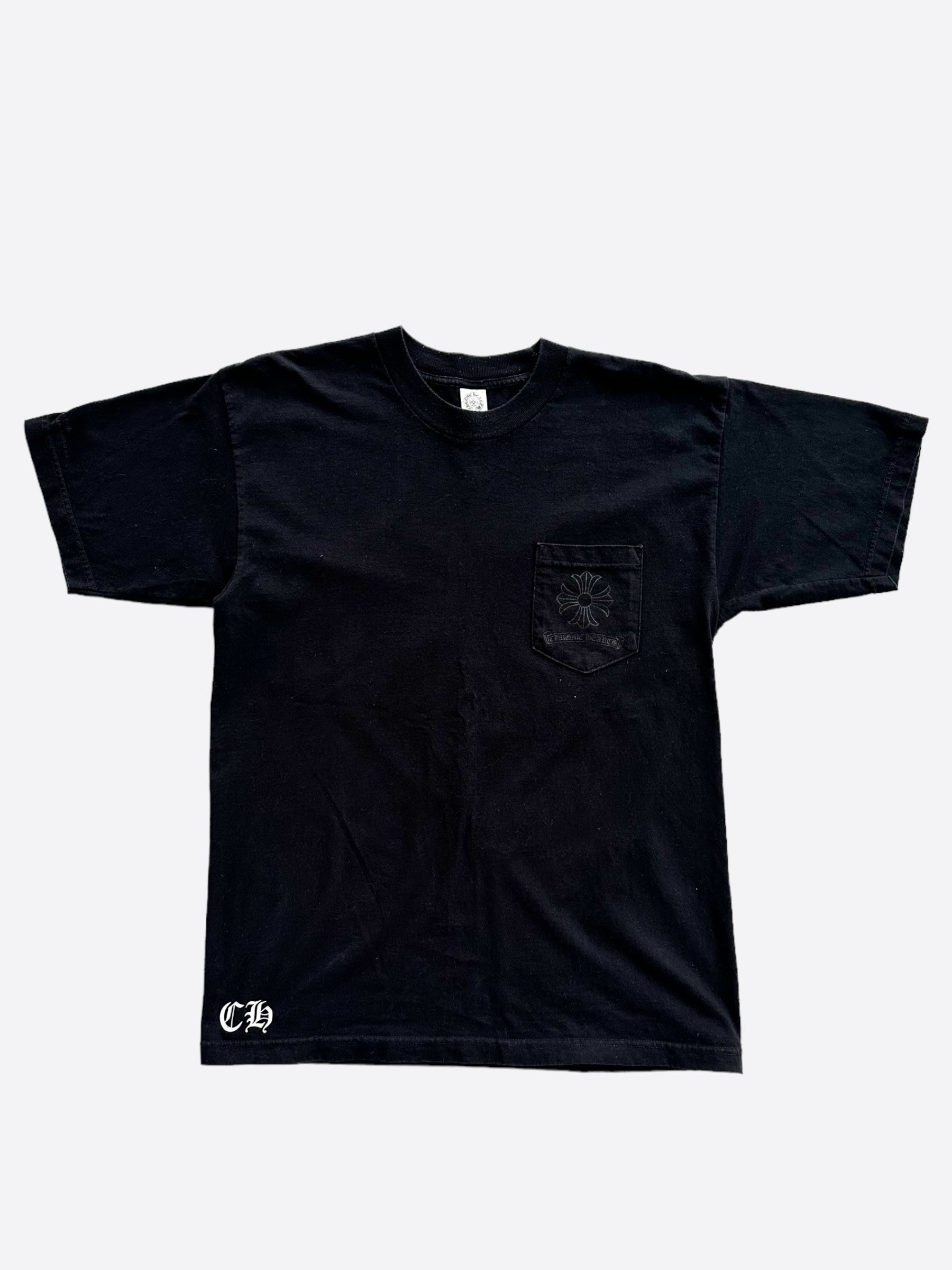 Chrome Hearts Black & Grey Cross Logo T-Shirt – Savonches