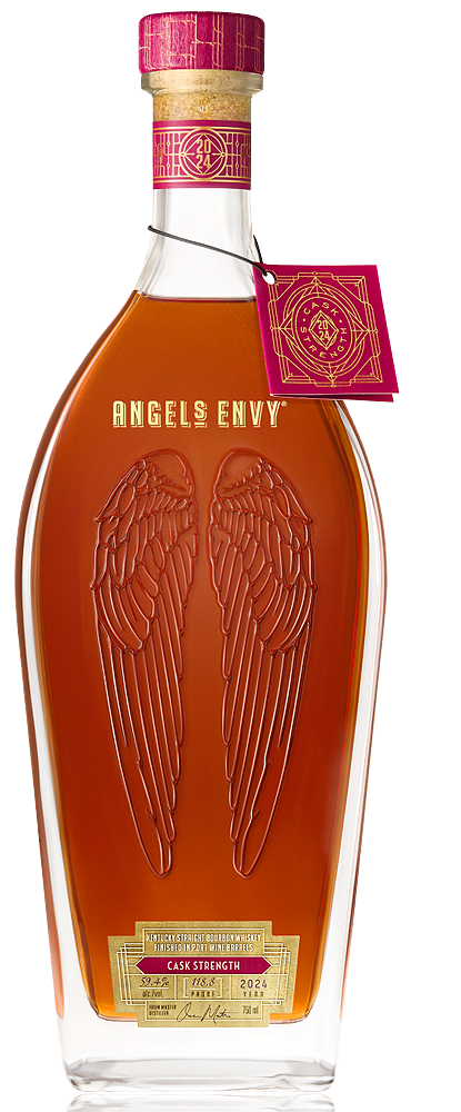 Angels's Envy Straight Bourbon Finished In Port Wine Barrels Cask