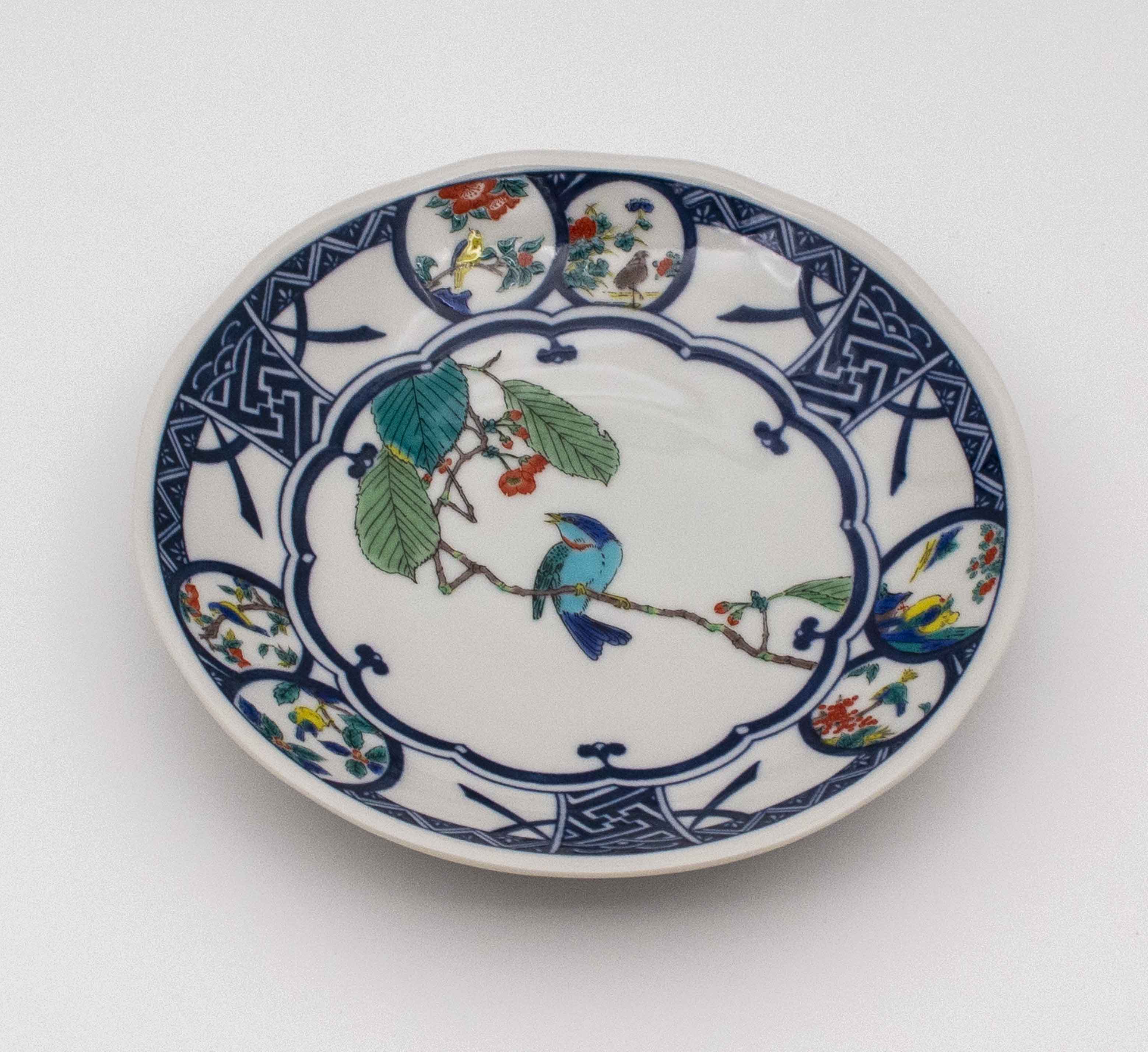 中国明時代花鳥文様 平皿 直径約46cm(phuonganh05206) 中国明時代花鳥