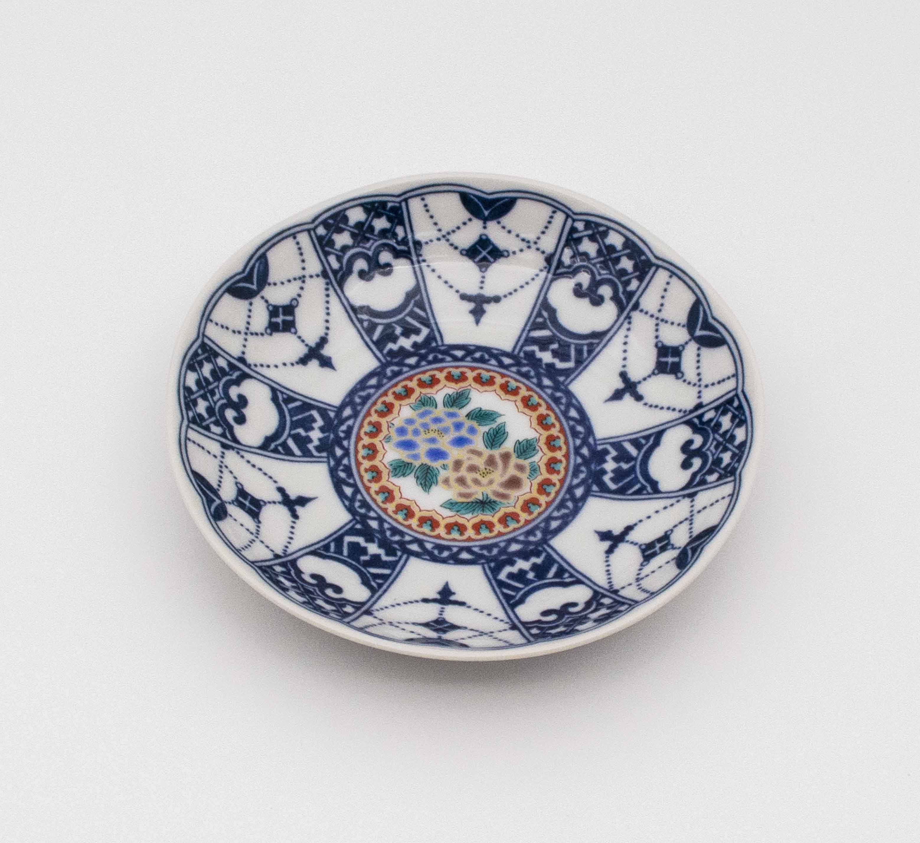 瓷】☆ 瓷器 青花福寿三多紋碗 ☆清中期柘榴 仏手 染付文様明清磁器