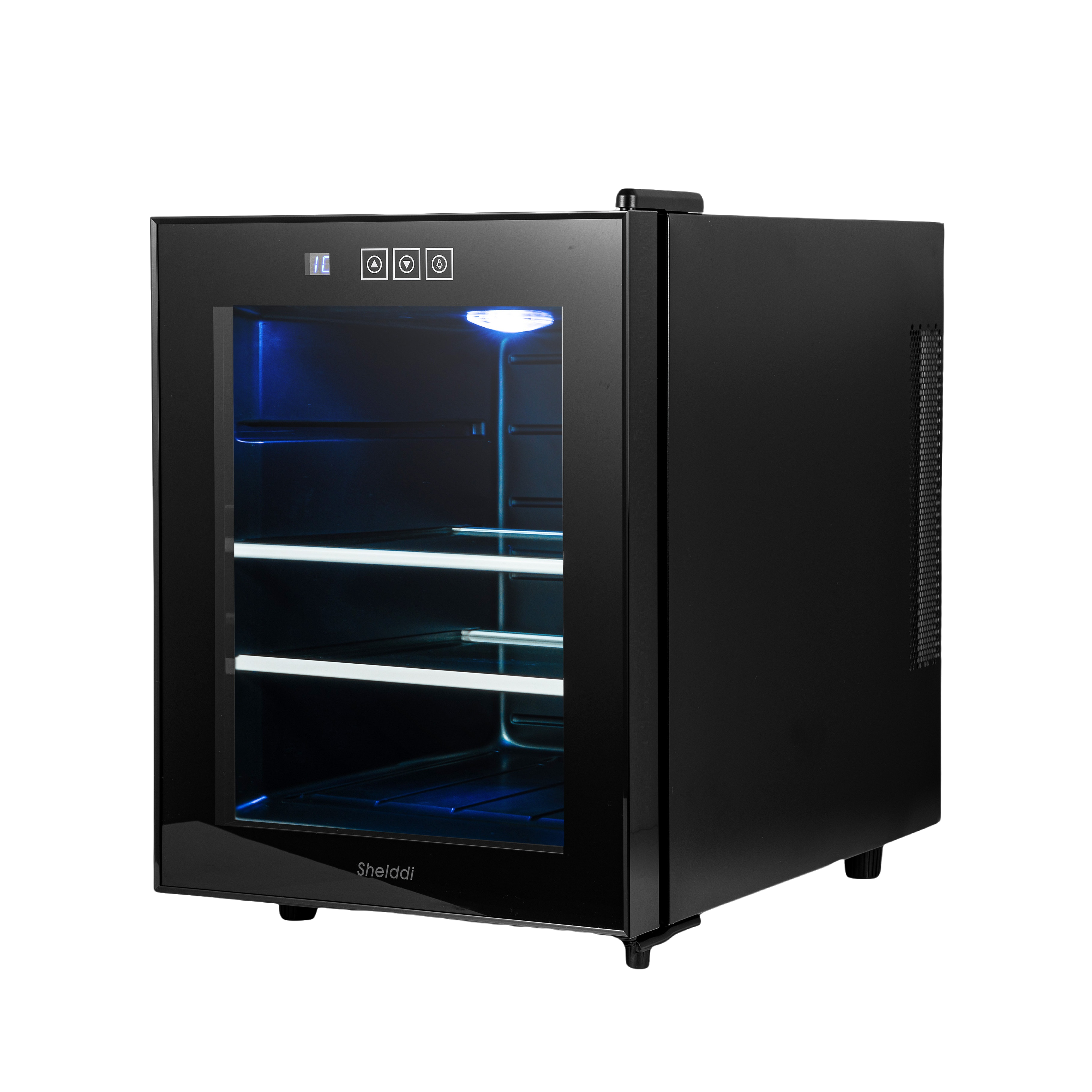 小型冷蔵庫 23L 静音 おしゃれミニ電子冷蔵庫 ペルチェ式 温度設定7-18