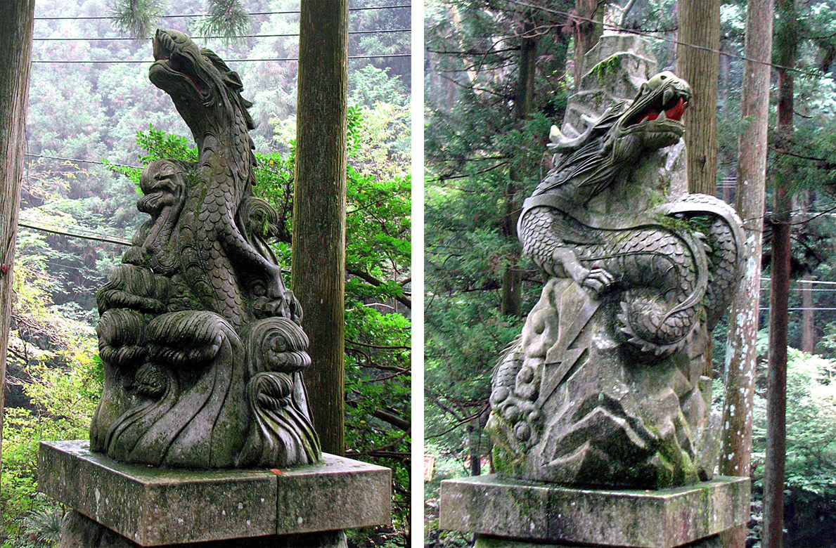 四霊獣（龍・麒麟・鳳凰・霊亀） | 神使像めぐり＊余話