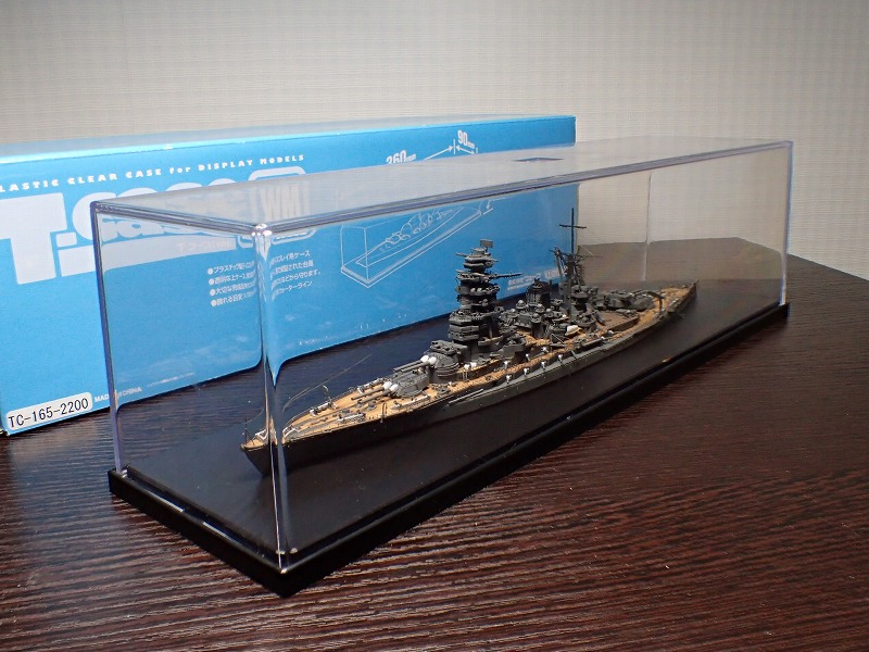 美品】艦船モデル 1/700 スケール ディスプレイケース付き 美品】艦船