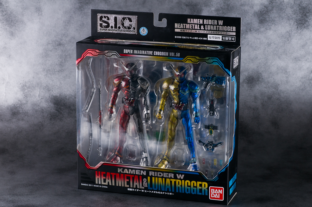 レビュー】 バンダイ S.I.C. Vol.58 仮面ライダーW ヒートメタル&ルナ