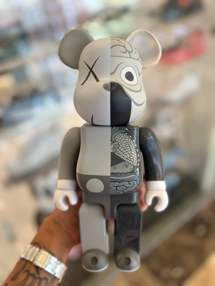 KAWS Bearbrick Dissected 400% Grey – shoegamemanila