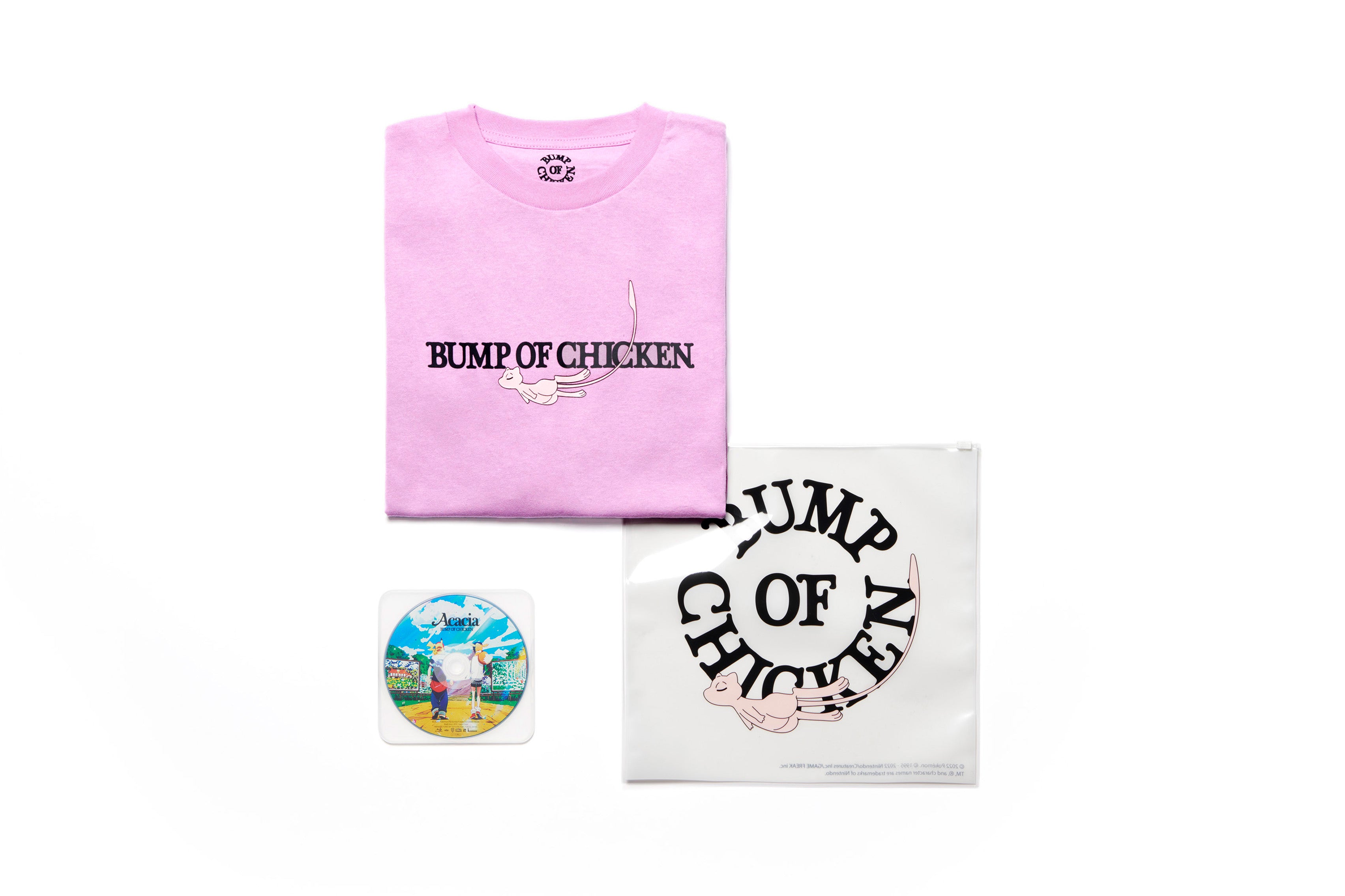 未使用品 BUMP OF CHICKEN ミュウ Tシャツ コラボ アカシア BUMP OF