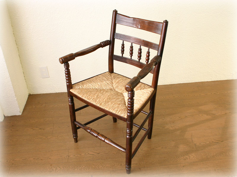 カントリーアームチェア｜アンティーク家具・照明の専門店｜デニム