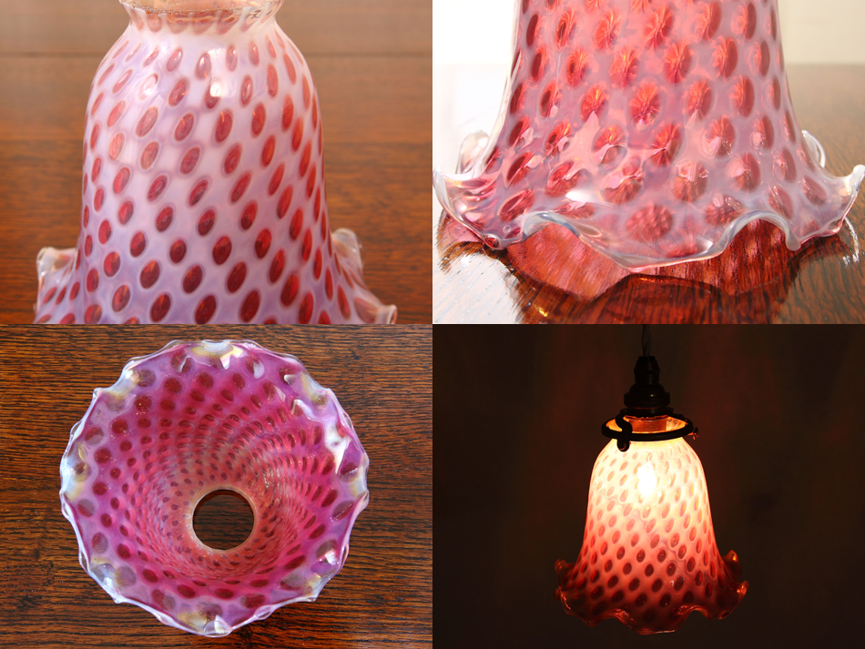 NIKI⭐︎） フェントン 1930年 ランプシェード オパールセント NIKI