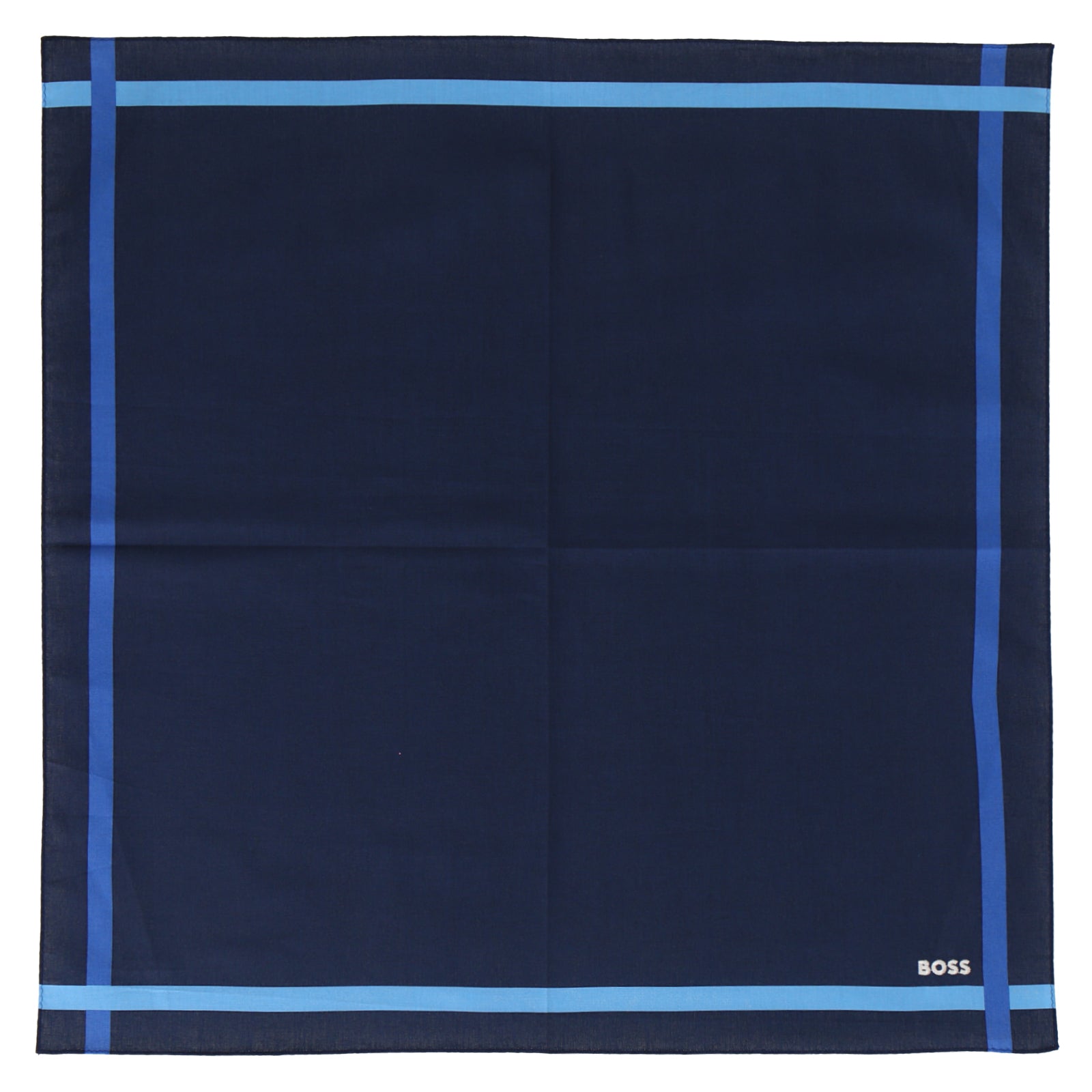 紳士プリントハンカチ #142c ネイビーブルー – INTERMODE KAWABE