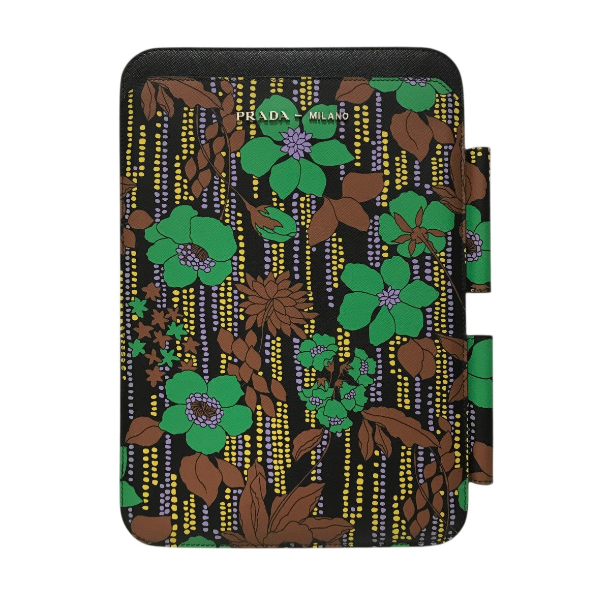 PRADA(プラダ) ipad miniケース1ZP012 1ZP012 ブラック×グリーン