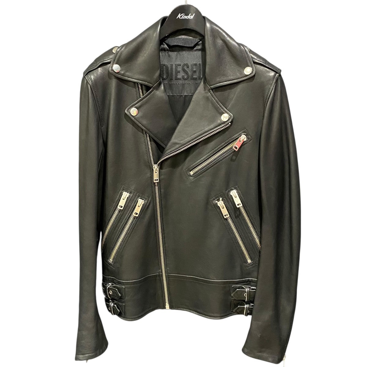 DIESEL(ディーゼル) レザージャケット ブラック サイズ M｜【公式